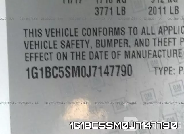1G1BC5SM0J7147790 фото 10