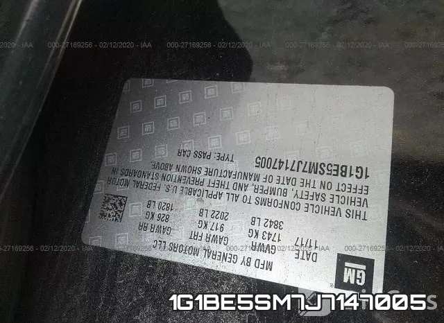 1G1BE5SM7J7147005 фото 10
