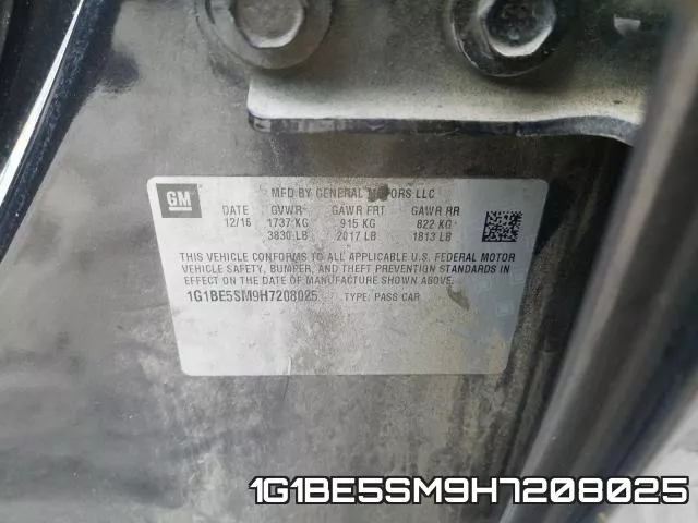 1G1BE5SM9H7208025 фото 2