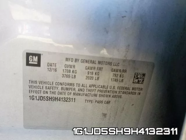 1G1JD5SH9H4132311 фото 2