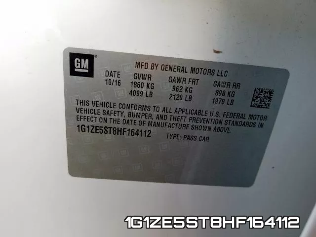 1G1ZE5ST8HF164112 фото 2