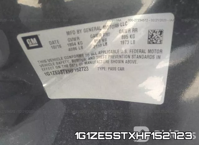 1G1ZE5STXHF152723 фото 10