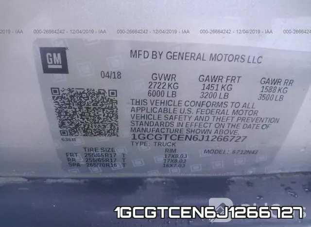 1GCGTCEN6J1266727 фото 10