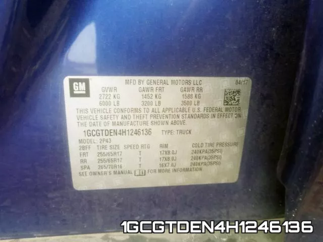 1GCGTDEN4H1246136 фото 2