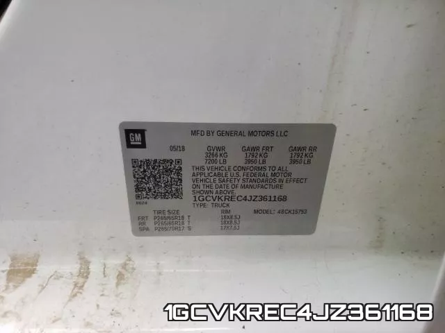 1GCVKREC4JZ361168 фото 2