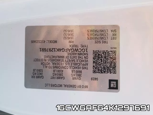1GCWGAFG4K1297691 фото 2