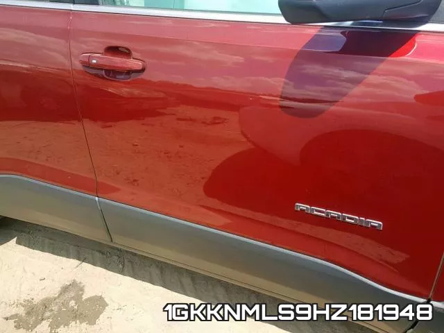 1GKKNMLS9HZ181948 фото 2