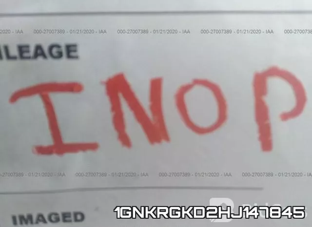 1GNKRGKD2HJ147845 фото 8