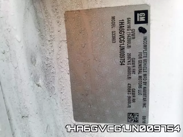 1HA6GVCG1JN009754 фото 2