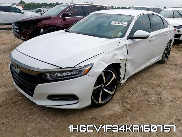1HGCV1F34KA160757 фото 3