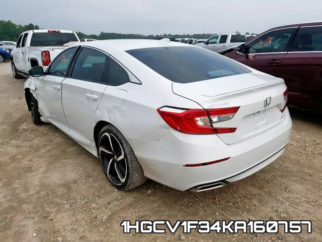 1HGCV1F34KA160757 фото 4