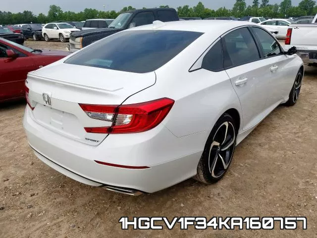 1HGCV1F34KA160757 фото 5