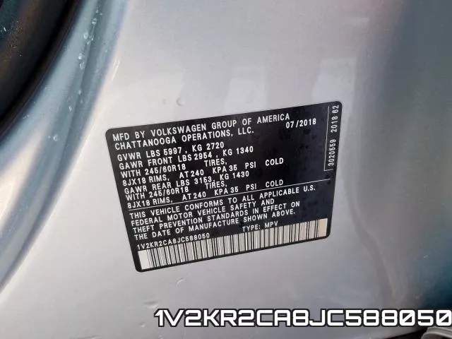 1V2KR2CA8JC588050 фото 2