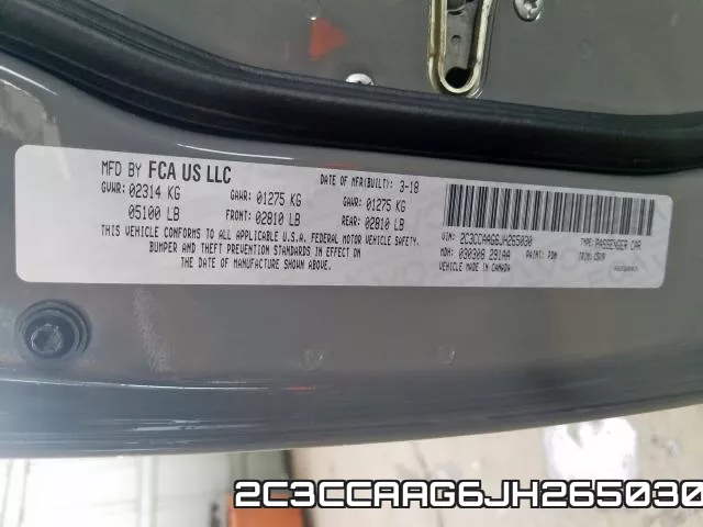 2C3CCAAG6JH265030 фото 2