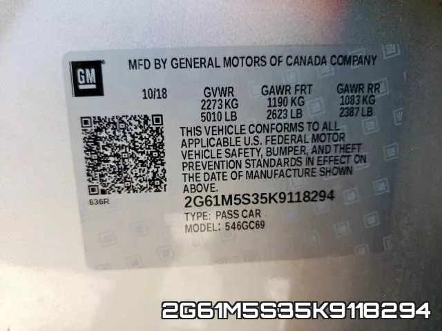 2G61M5S35K9118294 фото 2