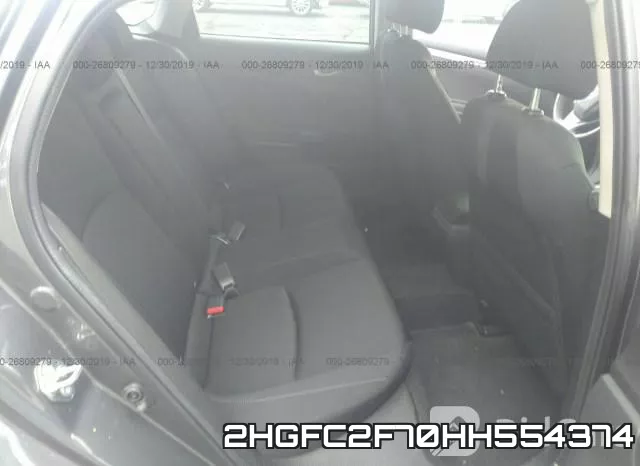 2HGFC2F70HH554374 фото 9