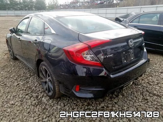 2HGFC2F81KH514708 фото 4