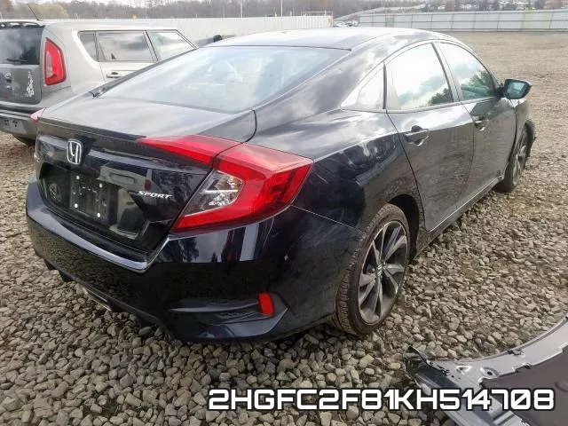 2HGFC2F81KH514708 фото 5