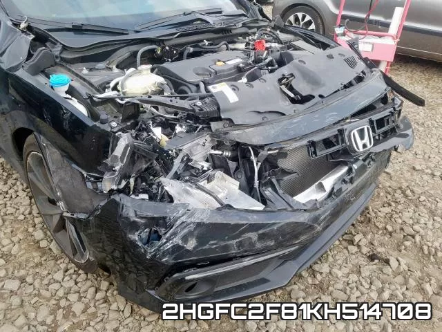 2HGFC2F81KH514708 фото 10