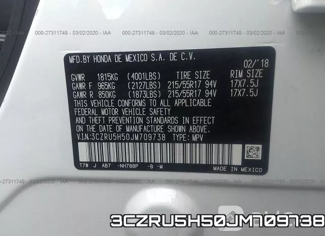3CZRU5H50JM709738 фото 10