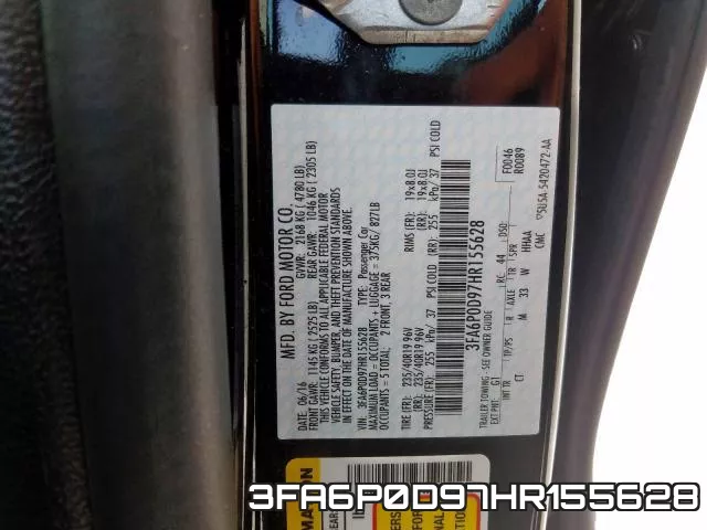 3FA6P0D97HR155628 фото 2