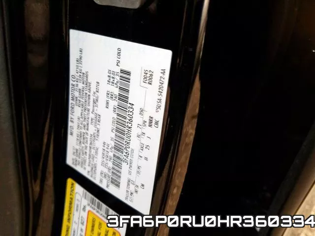 3FA6P0RU0HR360334 фото 2