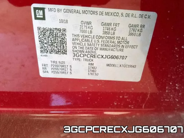 3GCPCRECXJG606707 фото 2