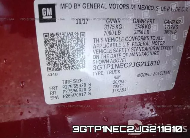 3GTP1NEC2JG211810 фото 10