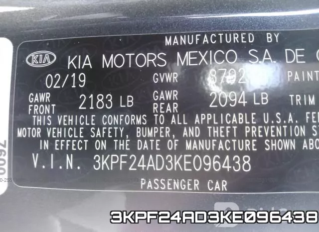 3KPF24AD3KE096438 фото 10