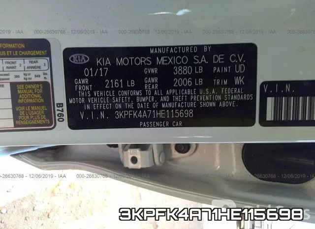 3KPFK4A71HE115698 фото 10