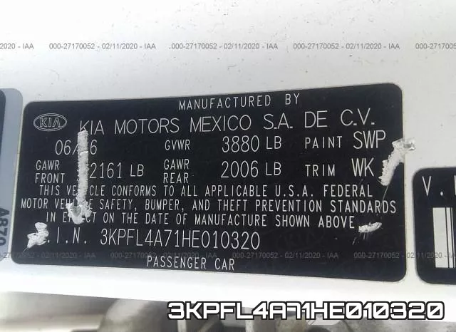 3KPFL4A71HE010320 фото 10