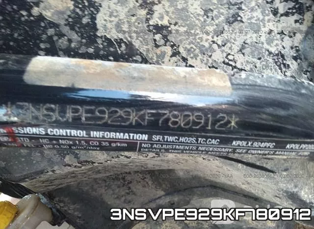 3NSVPE929KF780912 фото 2