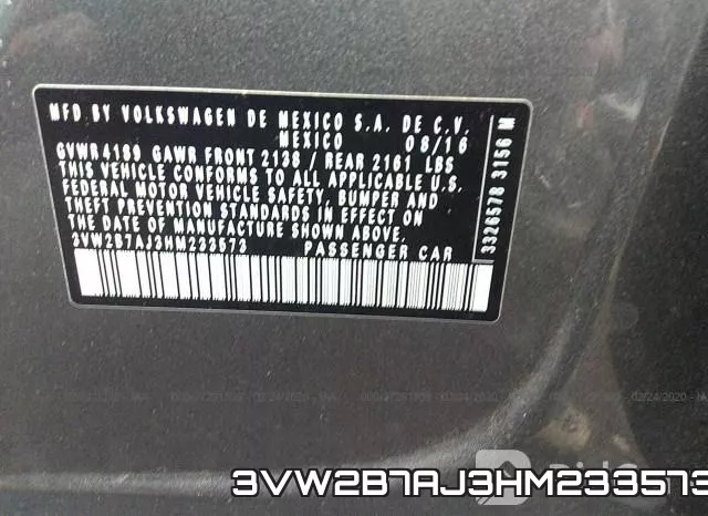 3VW2B7AJ3HM233573 фото 10