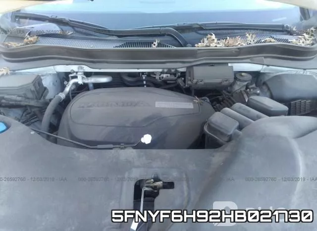 5FNYF6H92HB021730 фото 2