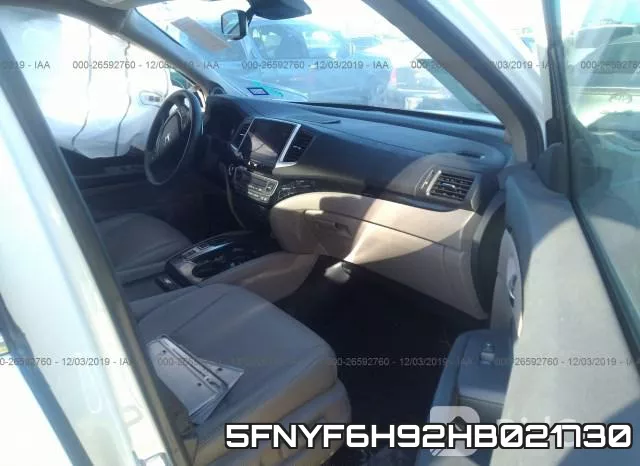5FNYF6H92HB021730 фото 6