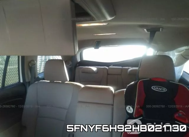 5FNYF6H92HB021730 фото 9