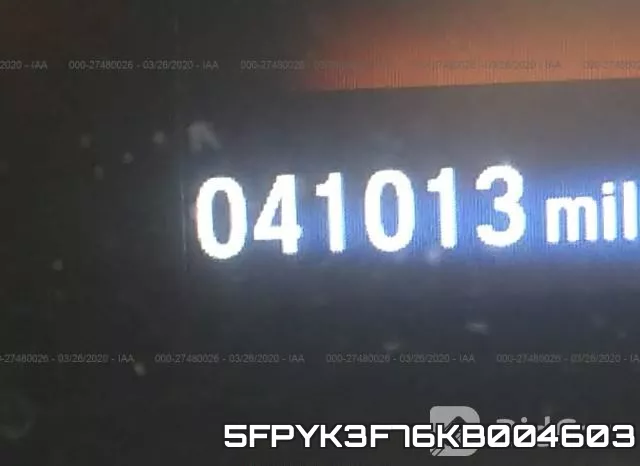 5FPYK3F76KB004603 фото 8