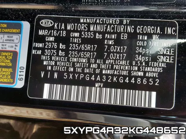 5XYPG4A32KG448652 фото 2