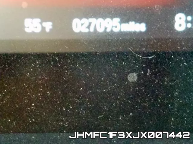 JHMFC1F3XJX007442 фото 9