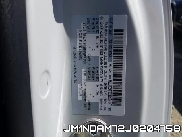 JM1NDAM72J0204758 фото 2