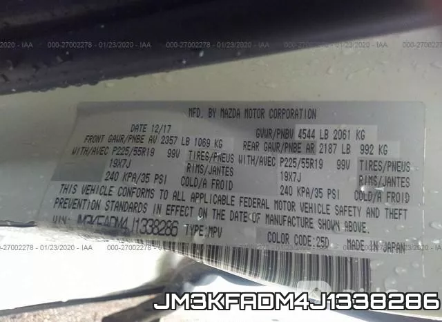 JM3KFADM4J1338286 фото 10