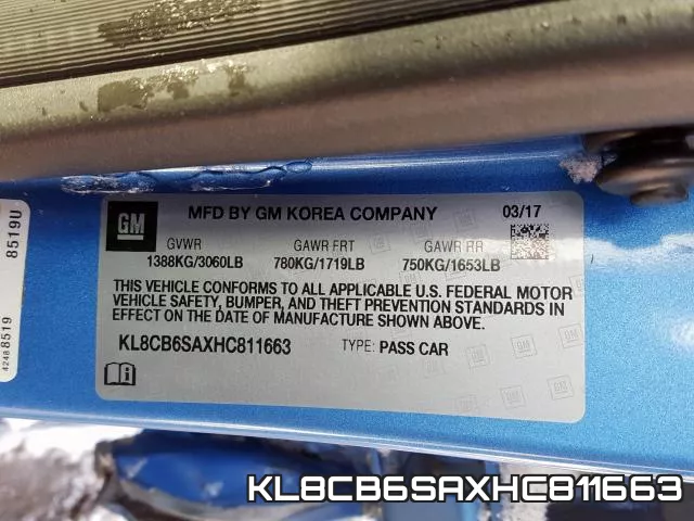 KL8CB6SAXHC811663 фото 2