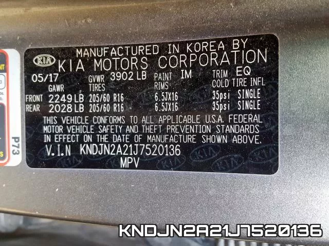 KNDJN2A21J7520136 фото 2