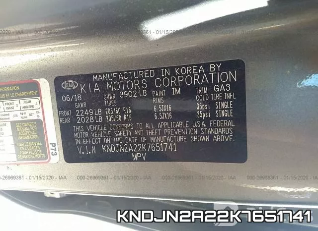 KNDJN2A22K7651741 фото 10