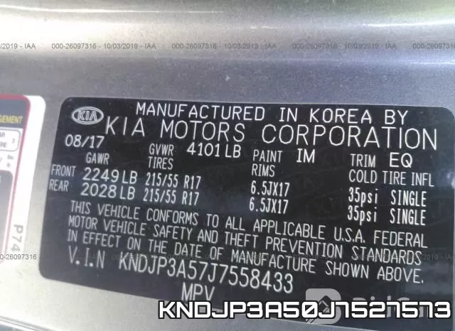 KNDJP3A50J7527573 фото 10
