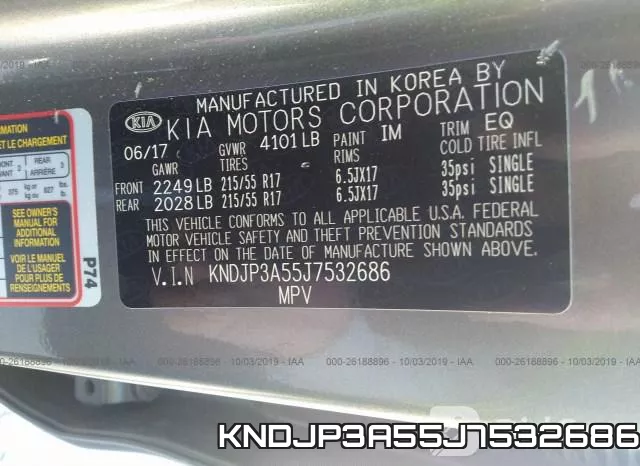 KNDJP3A55J7532686 фото 10