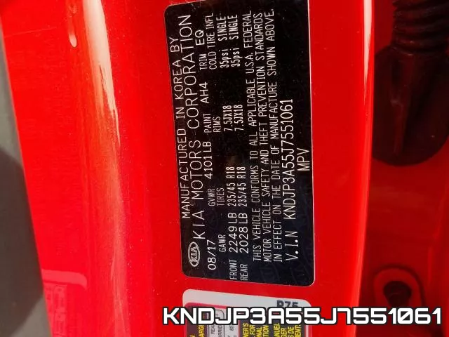 KNDJP3A55J7551061 фото 2