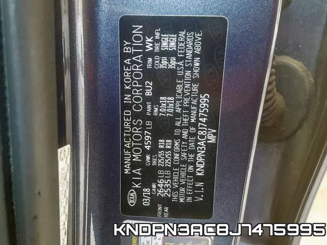 KNDPN3AC8J7475995 фото 2