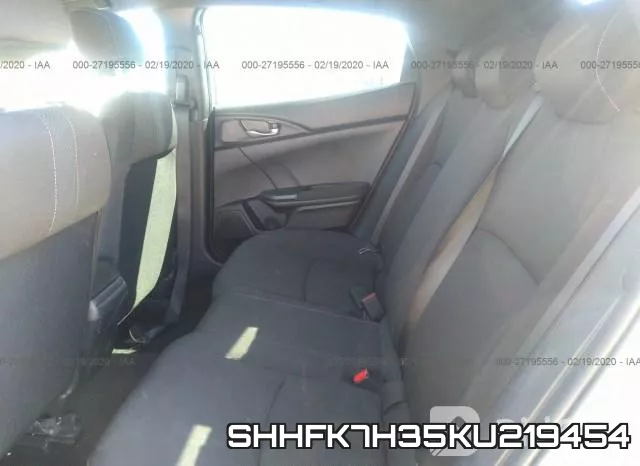 SHHFK7H35KU219454 фото 9
