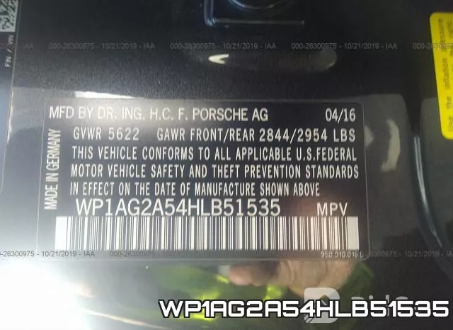 WP1AG2A54HLB51535 фото 10
